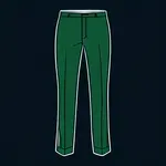 dark green slacks image